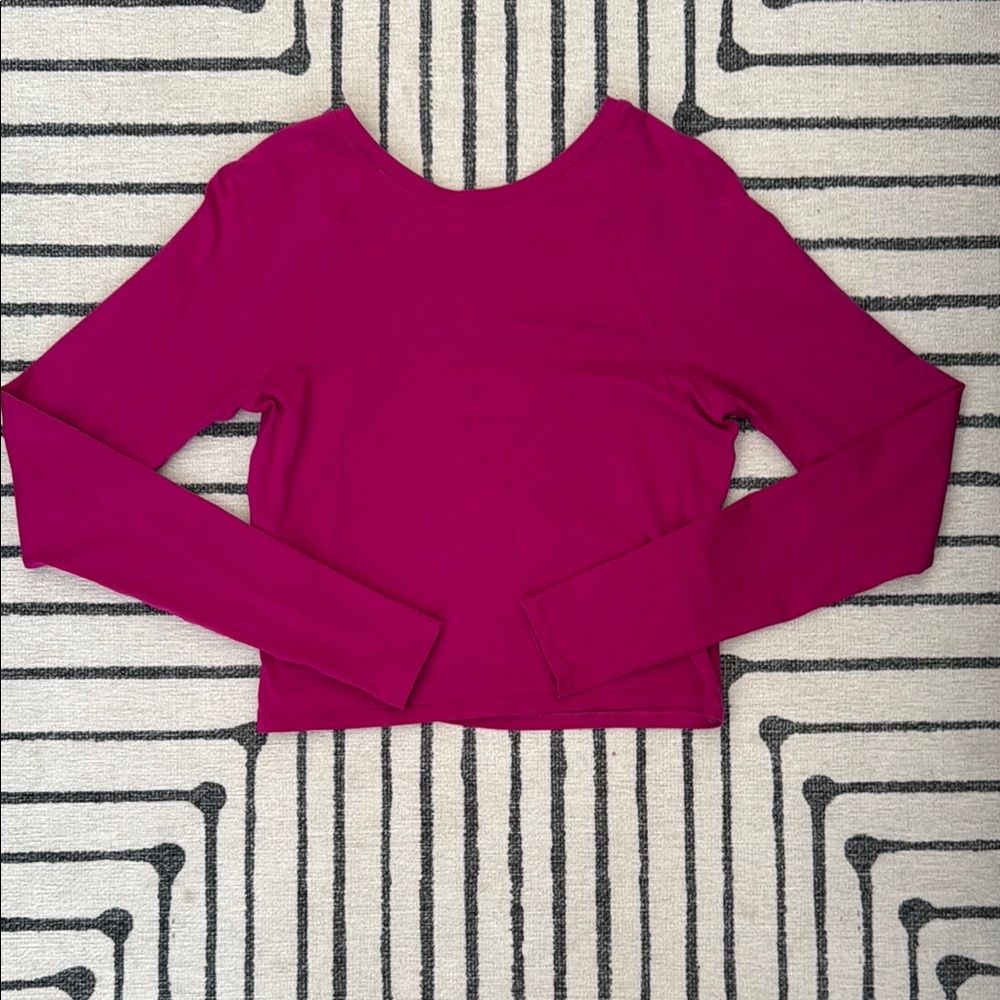 Lululemon Twist Open Back Long Sleeve